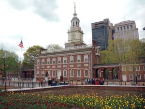 Зал незалежності (Independence Hall) у Філадельфії.