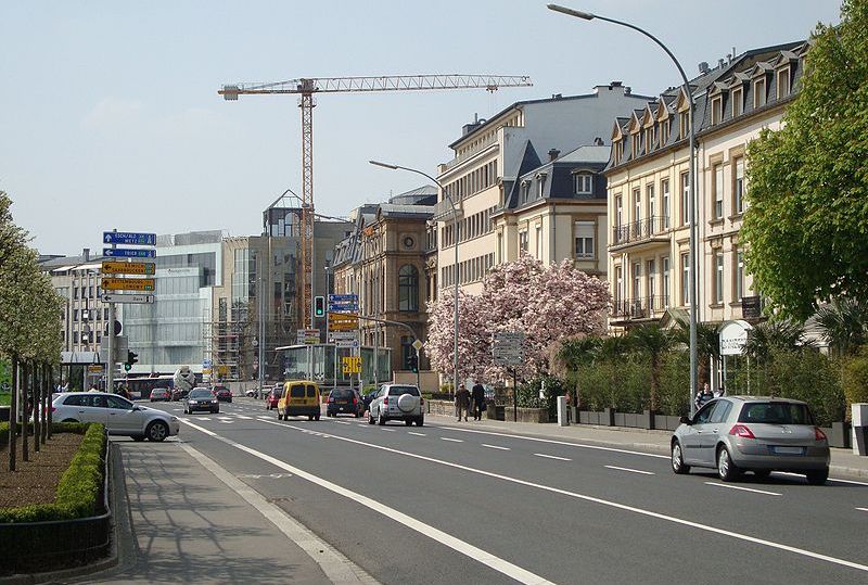 Бульвар Рузвельта у місті Люксембург