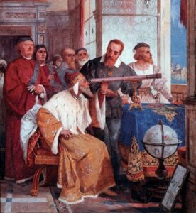 Галілей показує телескоп венеціанському дожу