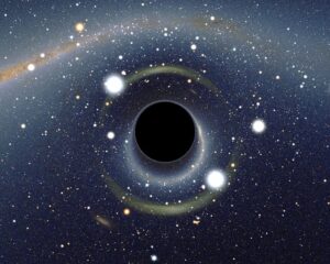 Змодельований вид чорної діри
