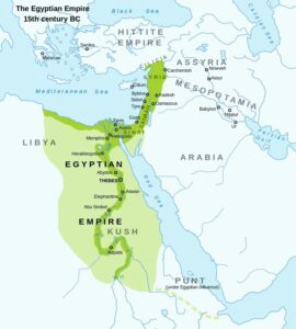 Територія Стародавнього Єгипту в XV столітті до н.е. під час Нового царства.