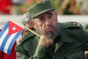 Фідель Кастро на першотравневій демонстрації