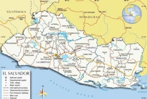 Сальвадор на мапі