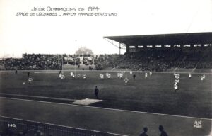 Матч з регбі між збірними Франції та США на Олімпійських іграх 1924