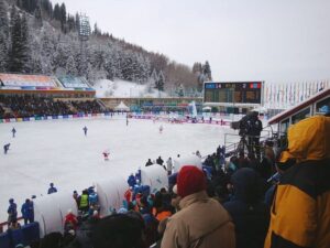 Фінал турніру з хокею з м'ячем на Азійських зимових іграх у Медео