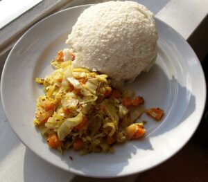 Кухня Намібії: Углай та капуста.