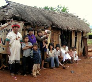Група індіанців з племені панамбі