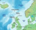 Фарерські острови на мапі.