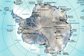 Антарктида на мапі