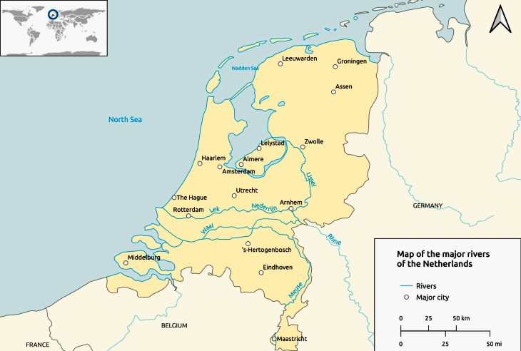 Мапа Нідерландів