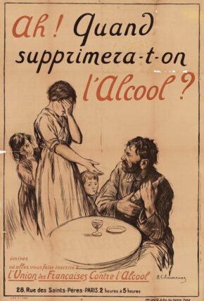 Французький антиалкогольний плакат