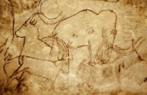 Зображення козлів і мамонта