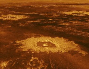 Тривимірне радарне зображення поверхні Венери
