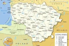 Литва на мапі