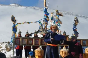 Стародавній обряд на горі Бурхан-Халдун