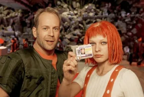 Брюс Вілліс та Мілла Йовович у фільмі «П'ятий елемент»